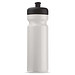 Trinkflasche, 750 ml, weiß/schwarz